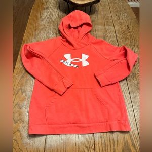 Pink Under Armour girls hoodie